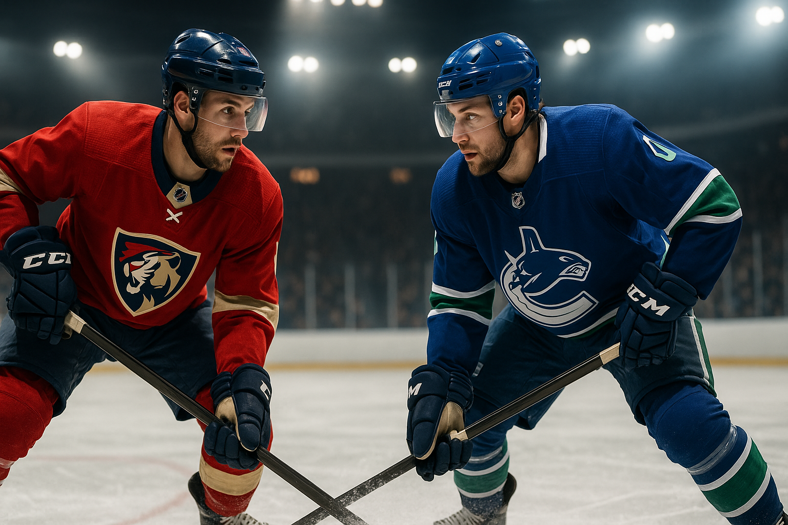 Visual representation of panthers vs canucks