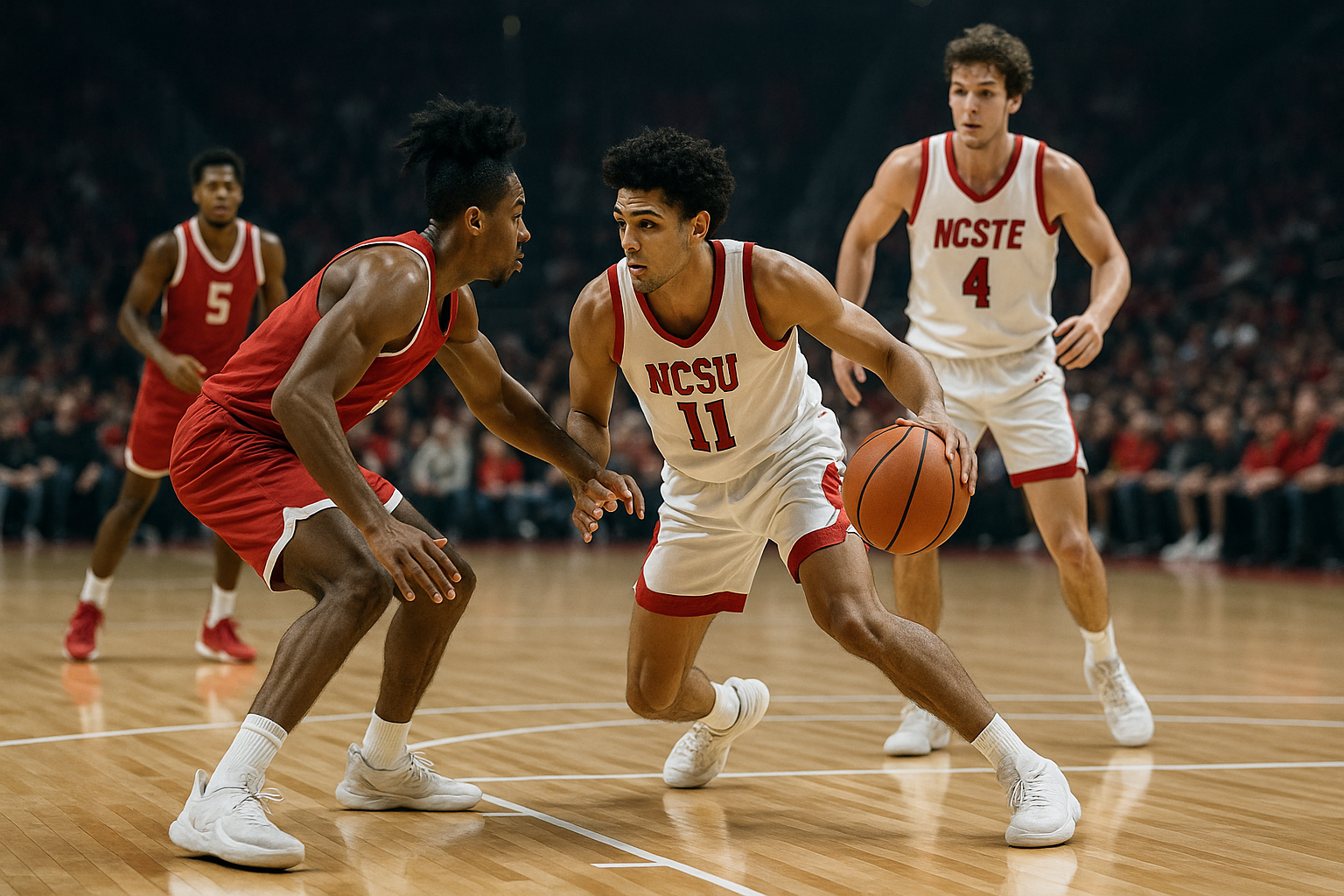 Visual representation of ncsu basketball