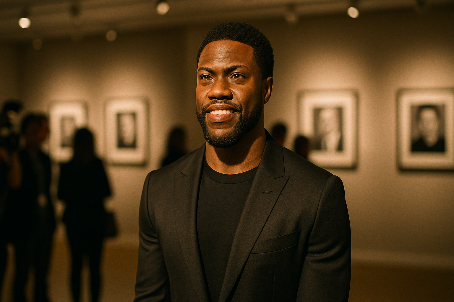 Visual representation of kevin hart wax statue