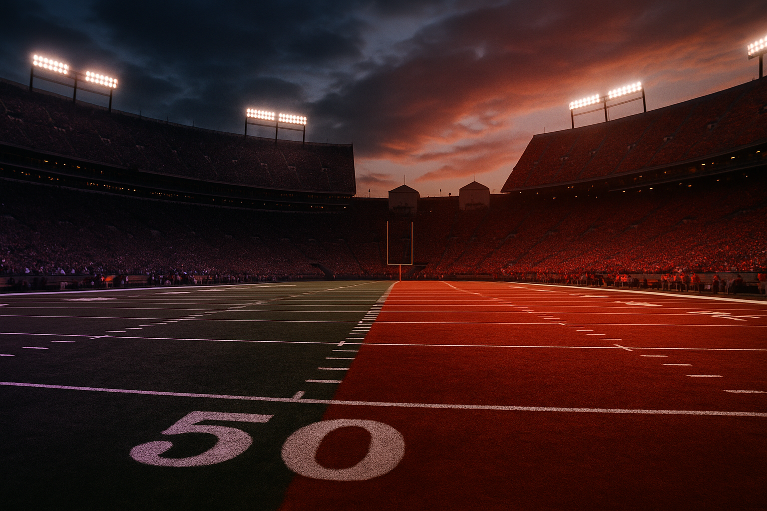 Visual representation of tcu vs ohio state prediction