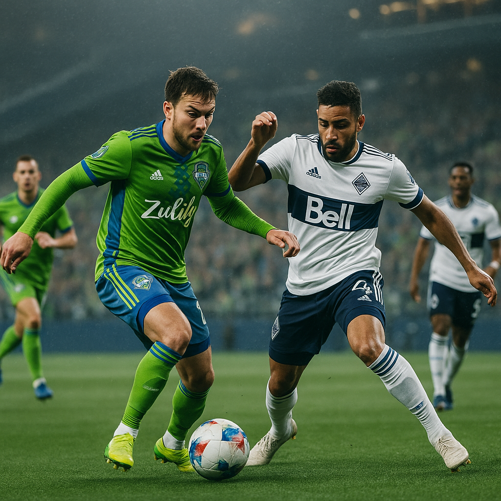 Visual representation of seattle sounders vs vancouver