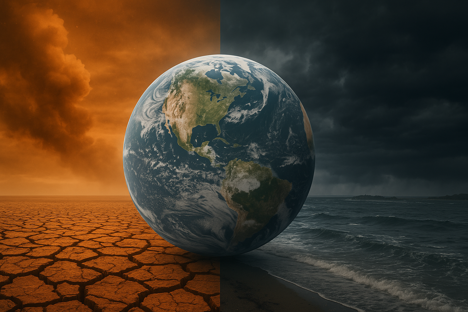 Visual representation of climate change