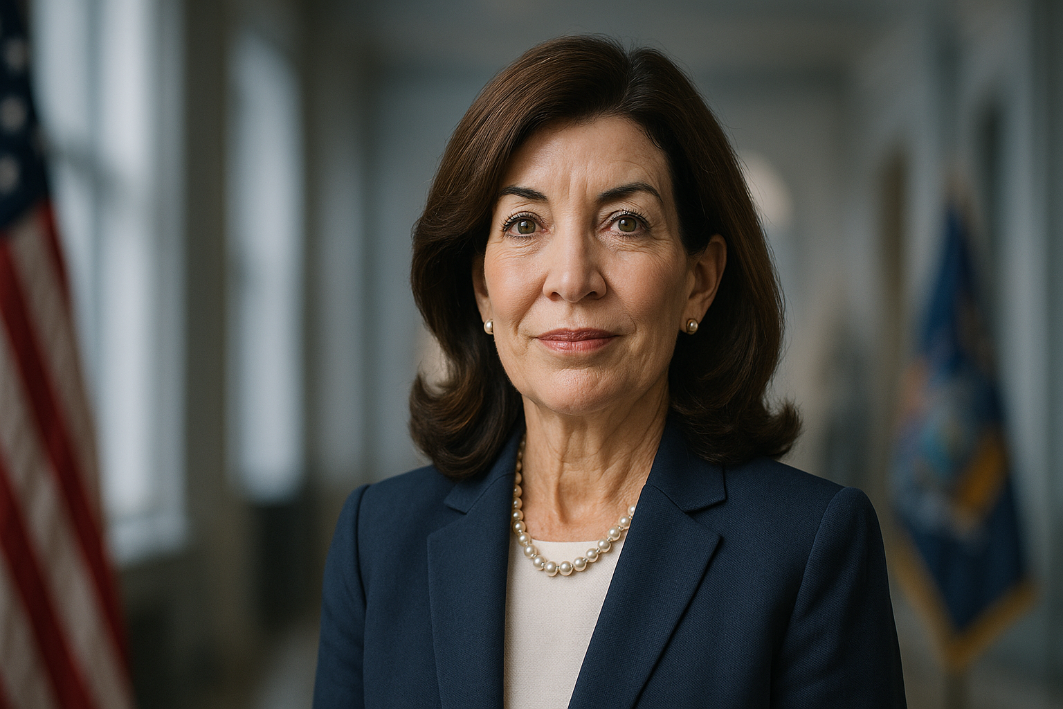 Visual representation of kathy hochul