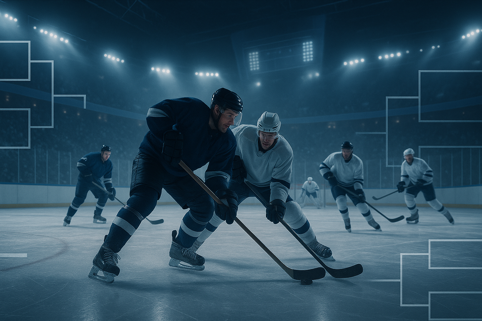 Visual representation of nhl playoff standings