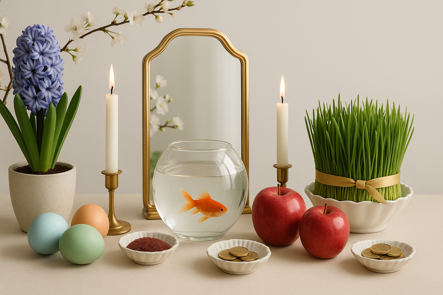 Visual representation of persian new year