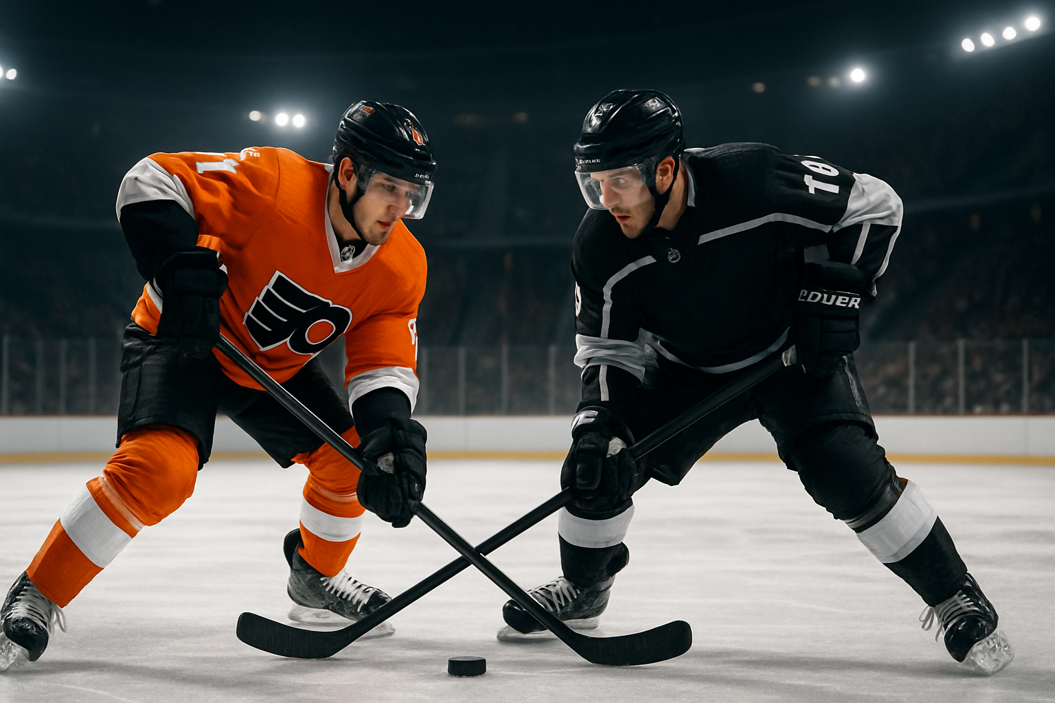 Visual representation of flyers vs kings