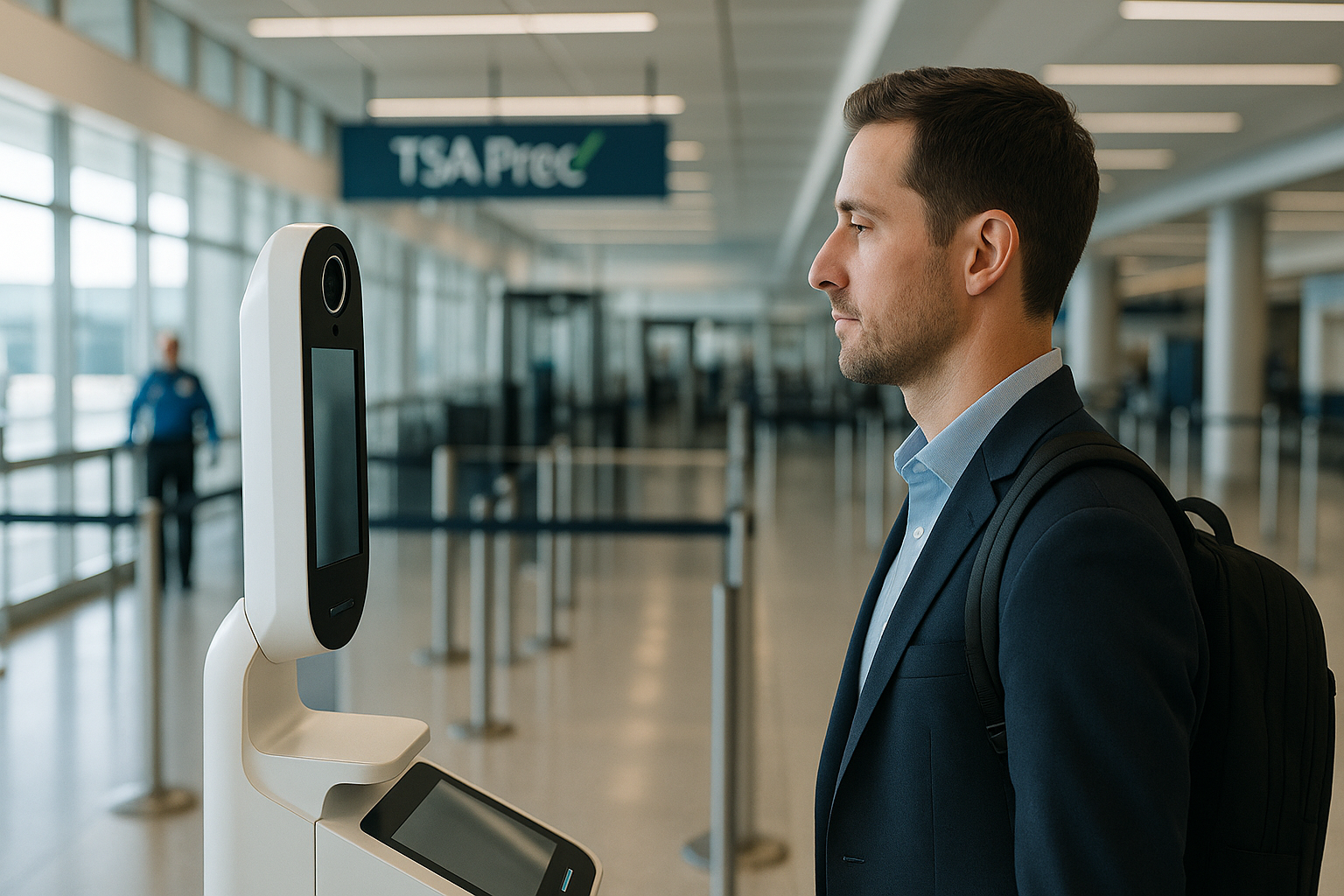 Visual representation of tsa precheck touchless id