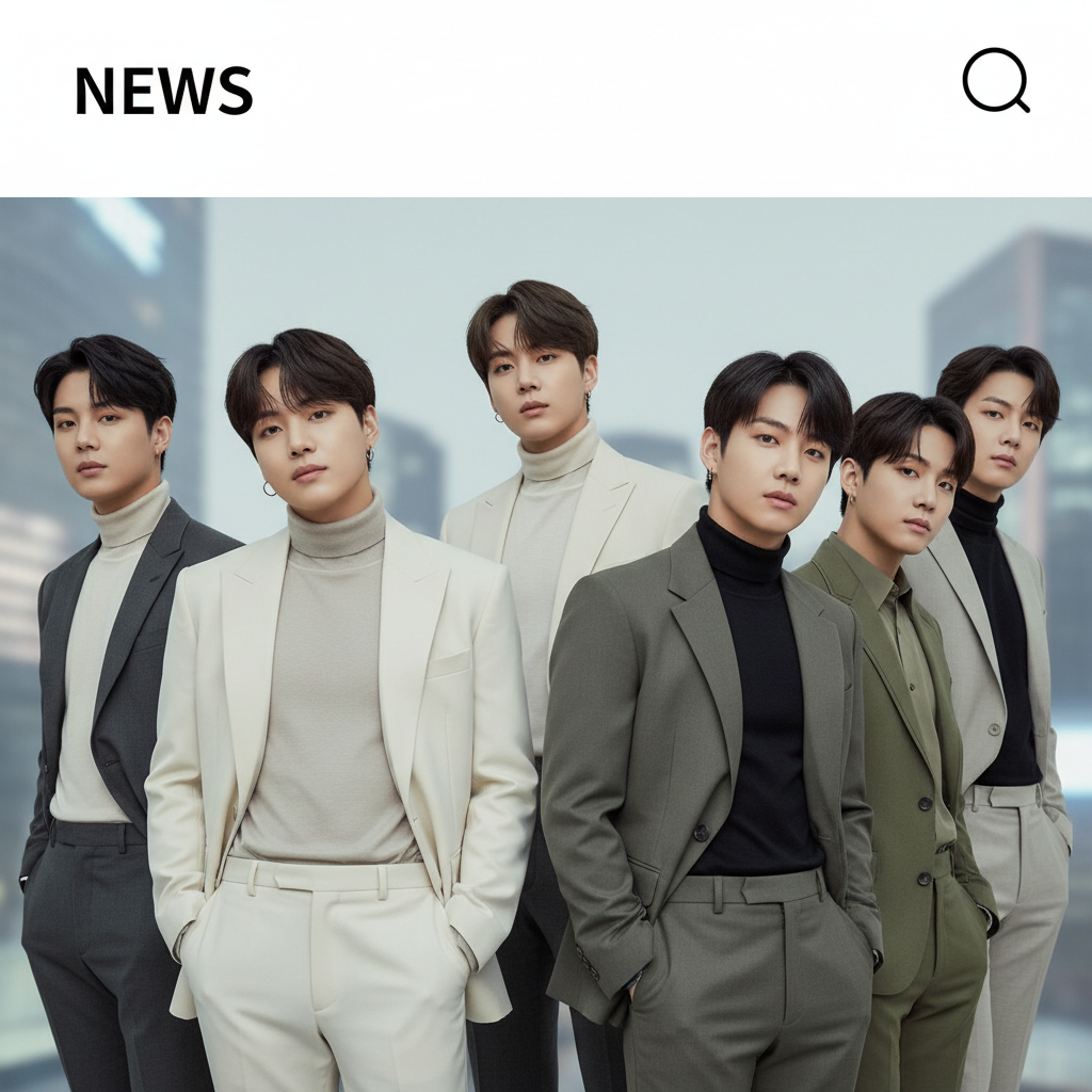 Visual representation of bts members