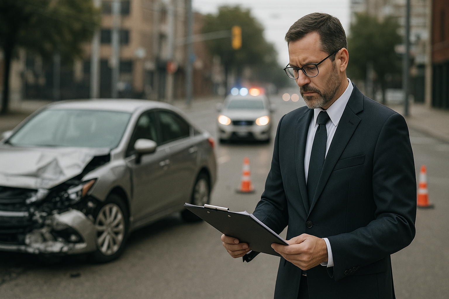 Visual representation of car accident lawyer