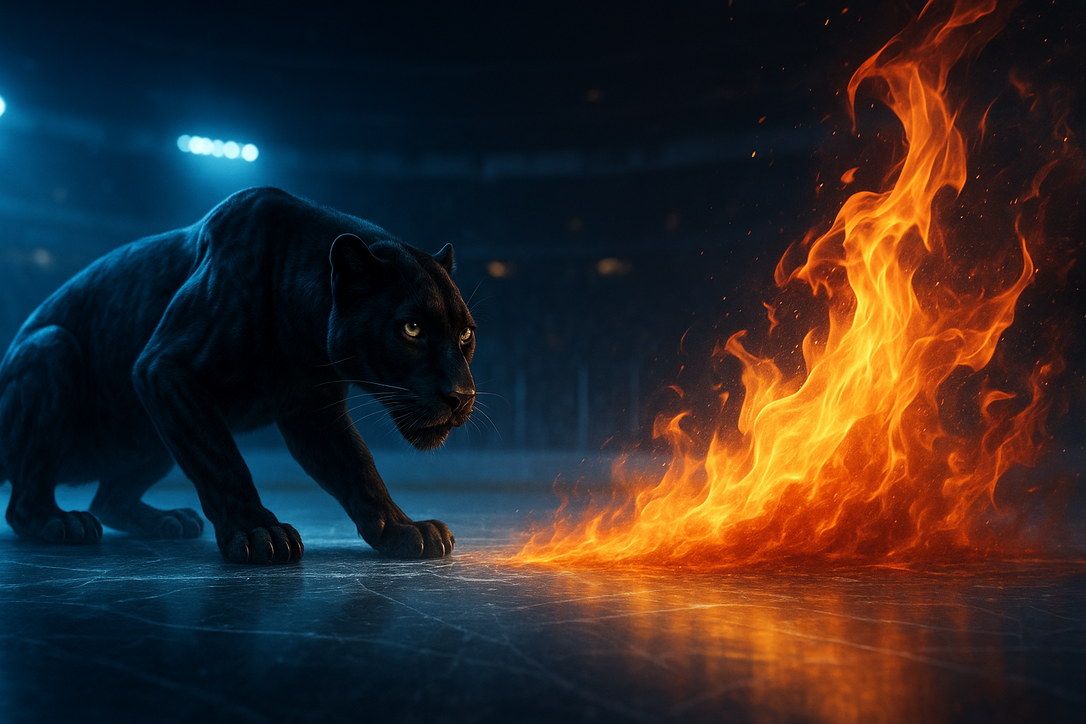Visual representation of panthers vs flames