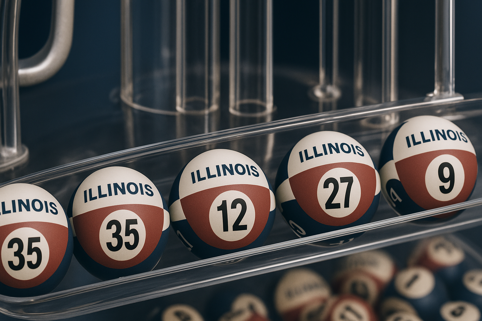 Visual representation of illinois lottery