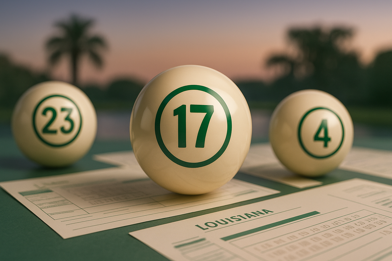 Visual representation of louisiana lottery