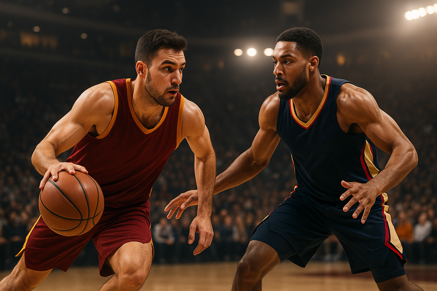 Visual representation of cavaliers vs pelicans