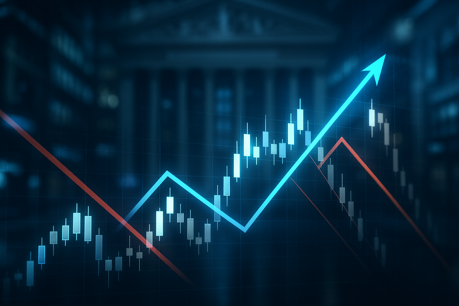 Visual representation of sp500 futures
