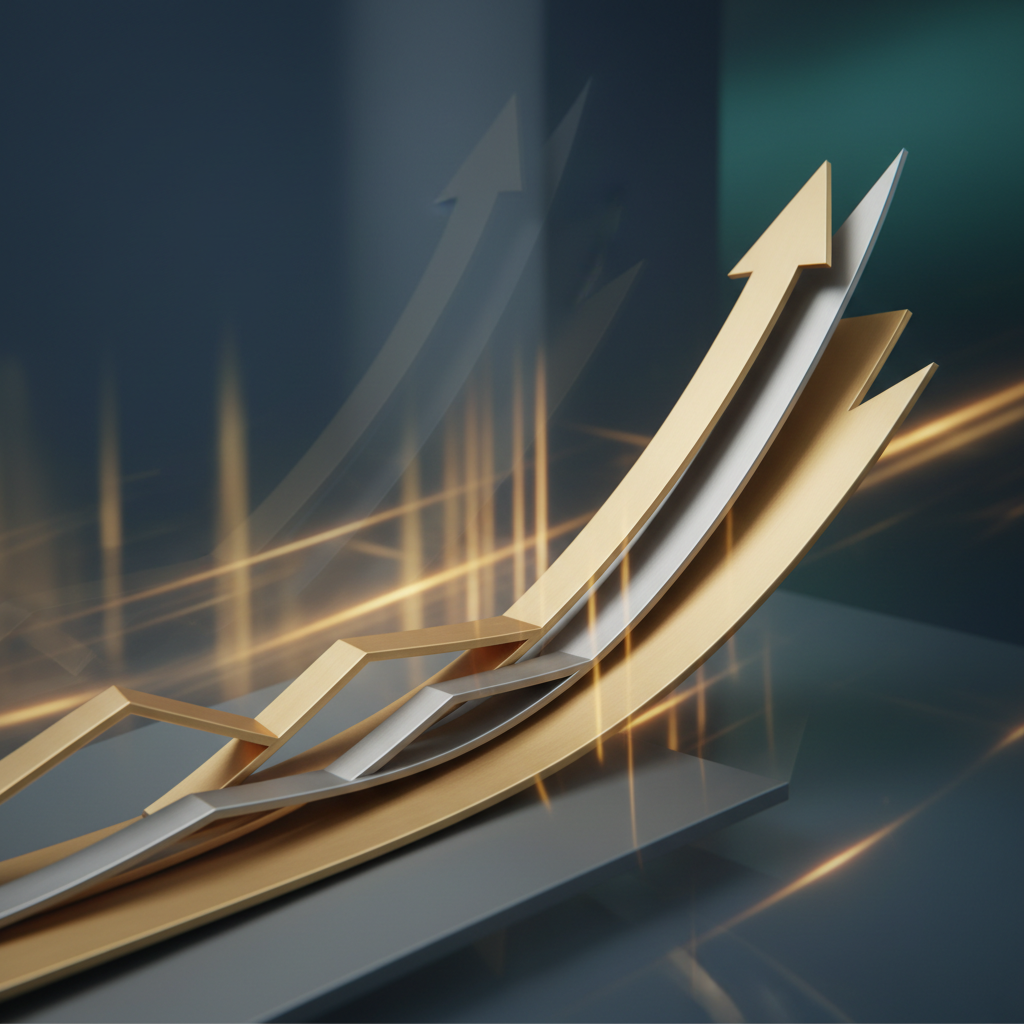 Visual representation of gld stock