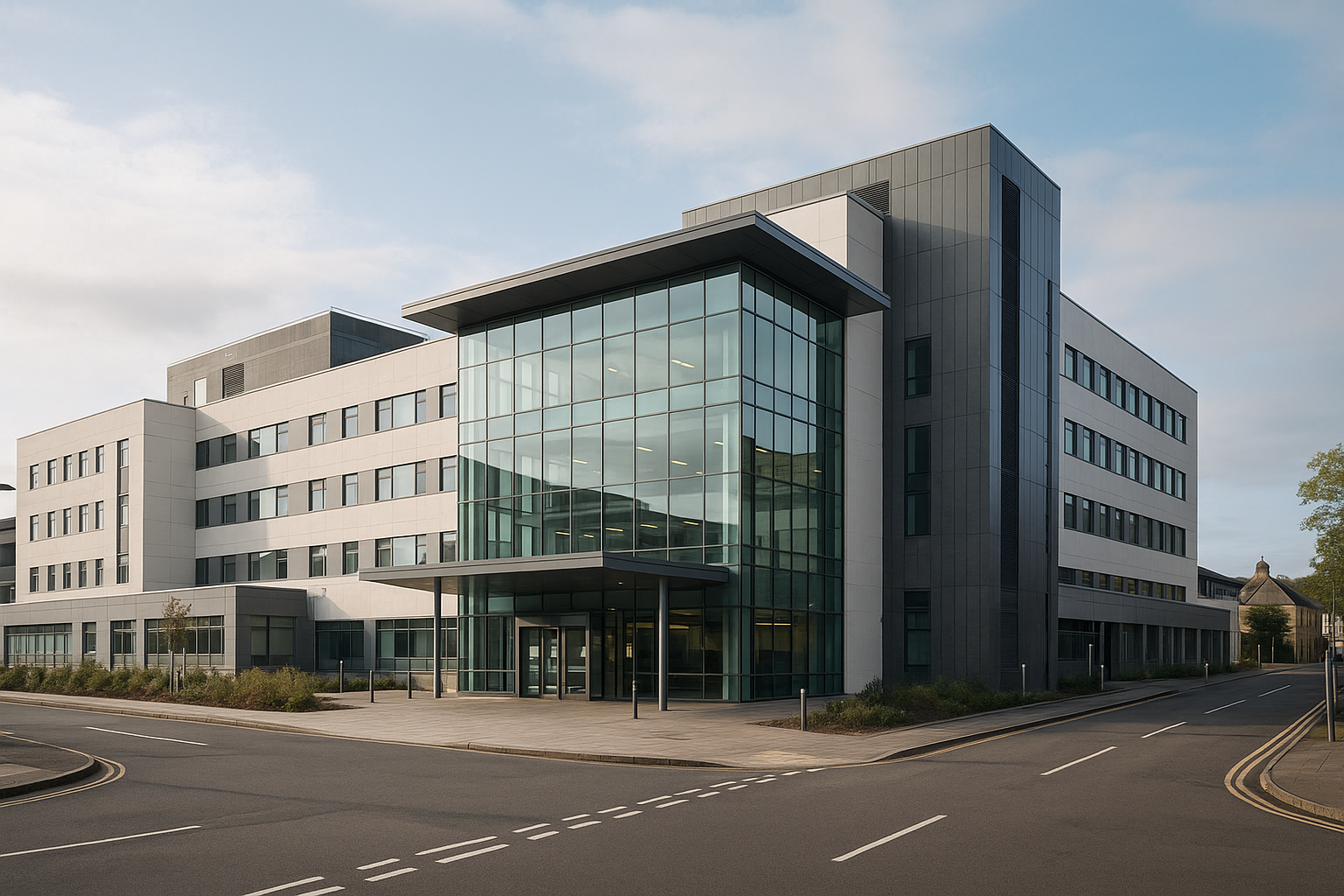 Visual representation of royal gwent hospital