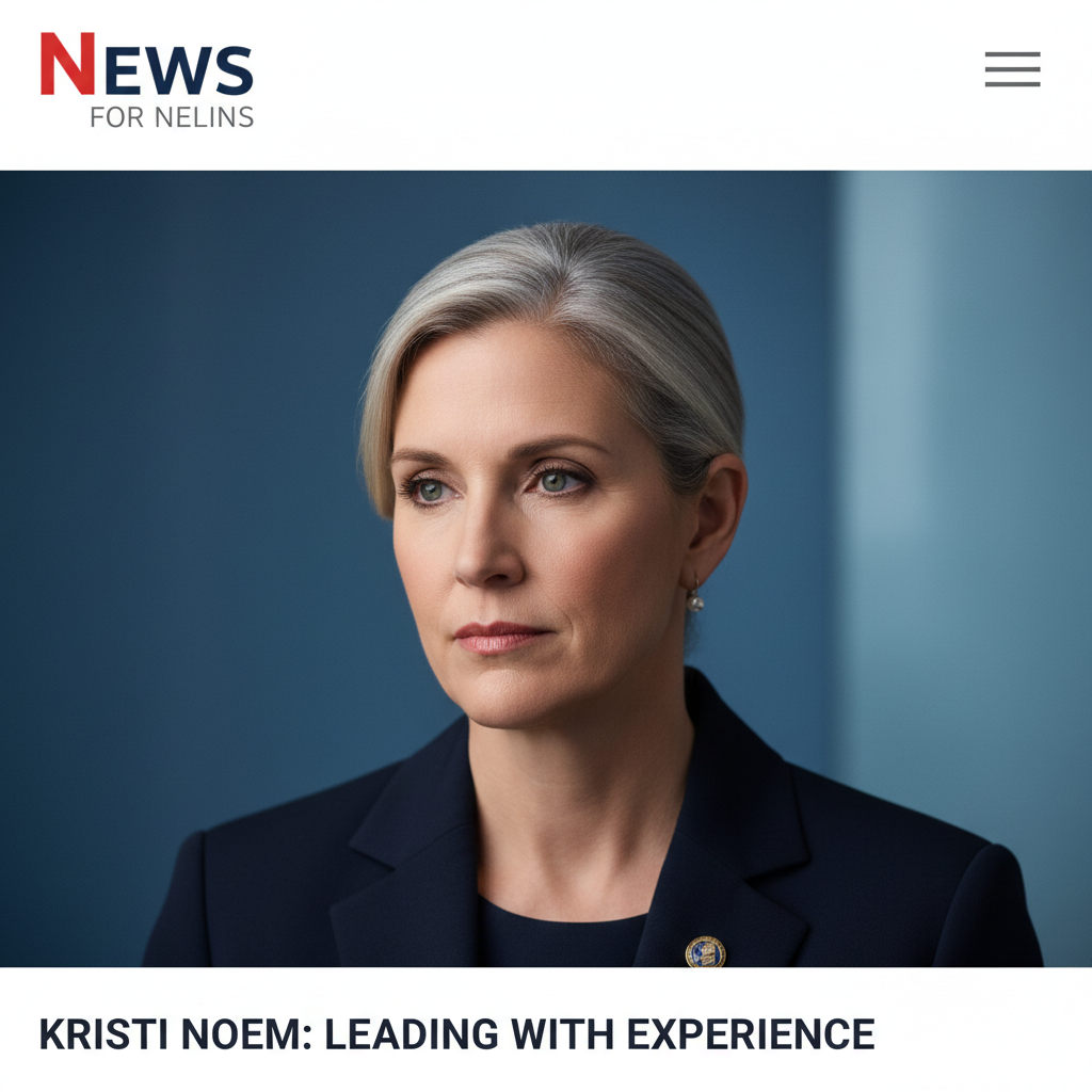 Visual representation of kristi noem