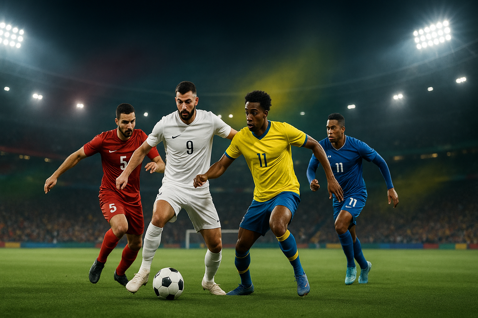 Visual representation of world cup qualifiers