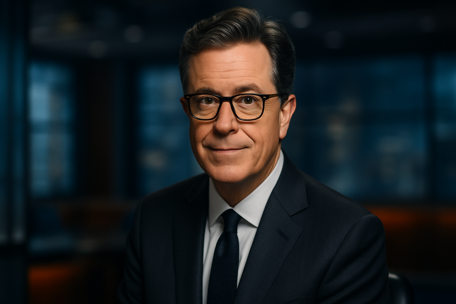 Visual representation of stephen colbert
