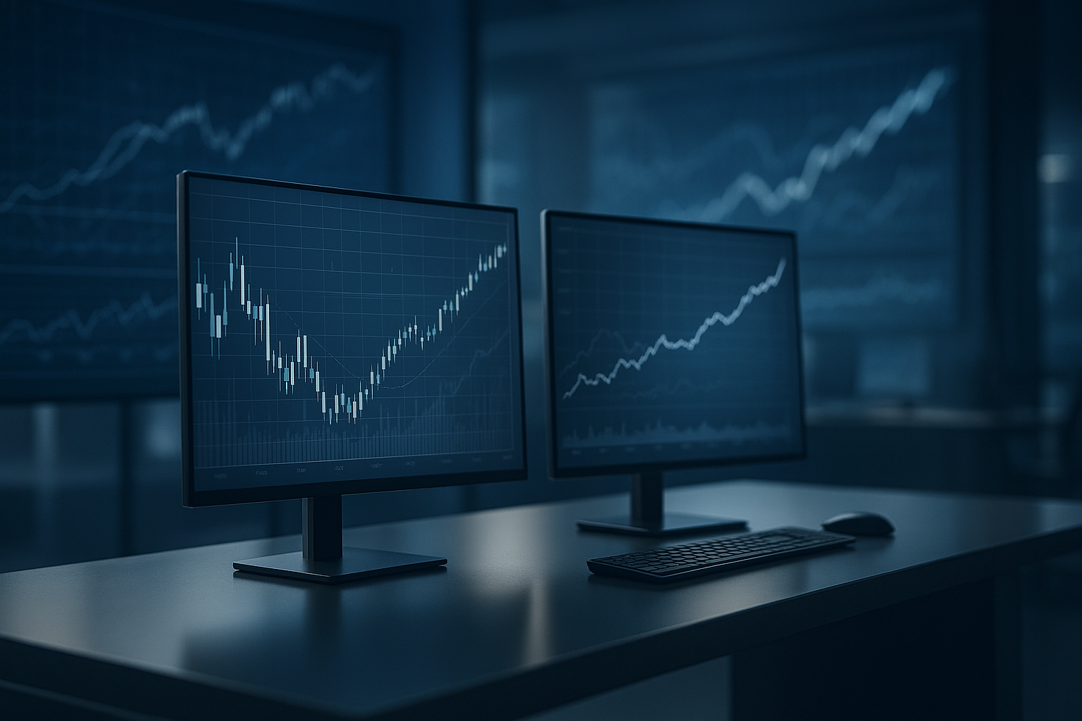 Visual representation of djia futures