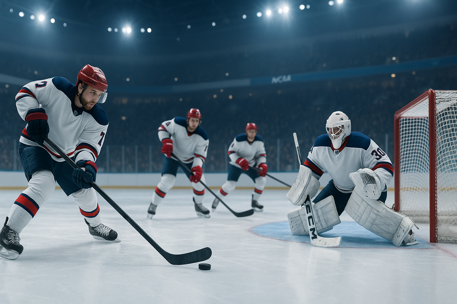 Visual representation of ncaa hockey tournament 2026