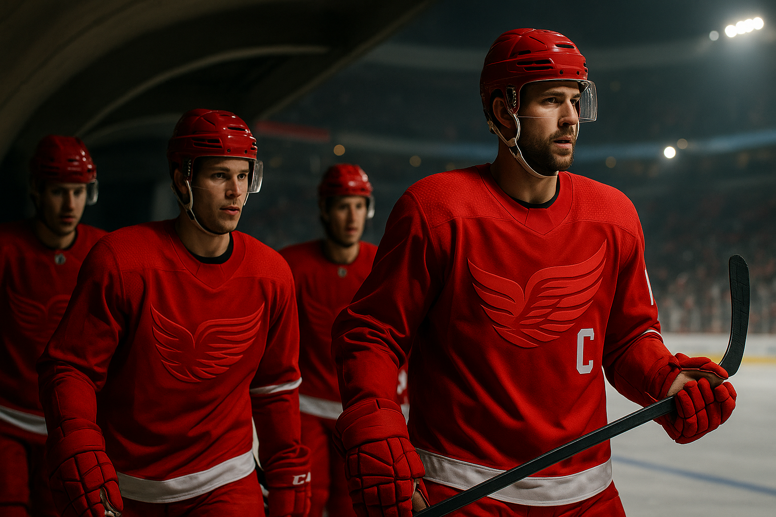 Visual representation of red wing team