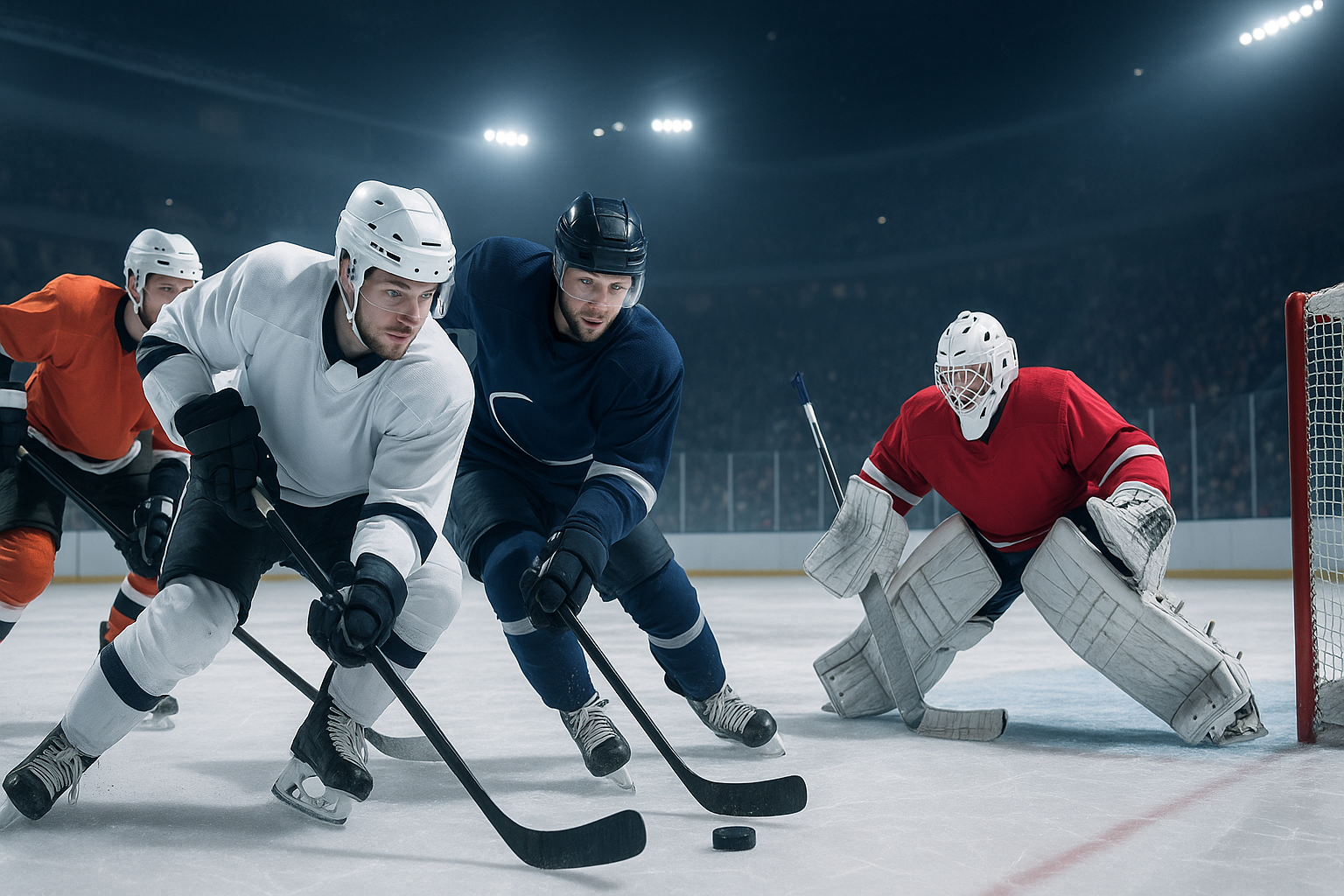 Visual representation of hockey teams