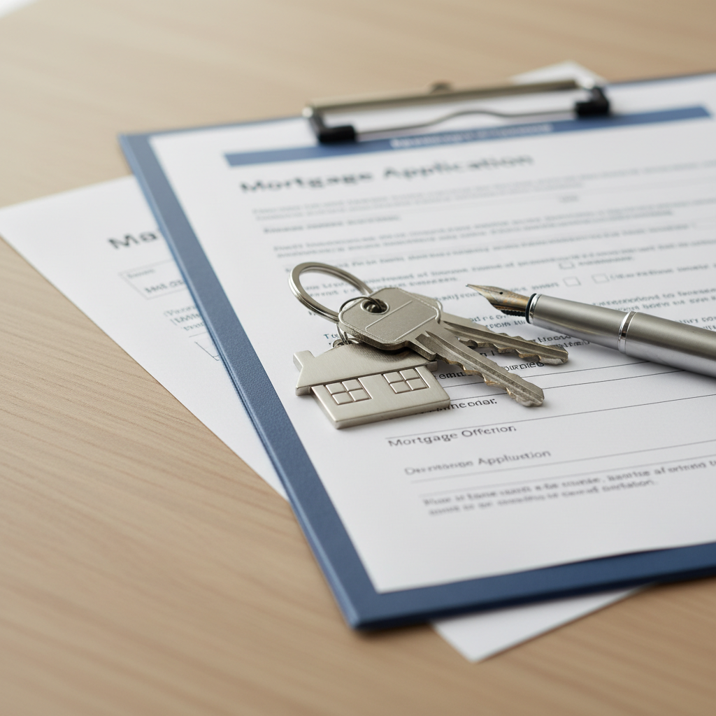 Visual representation of mortgage officer