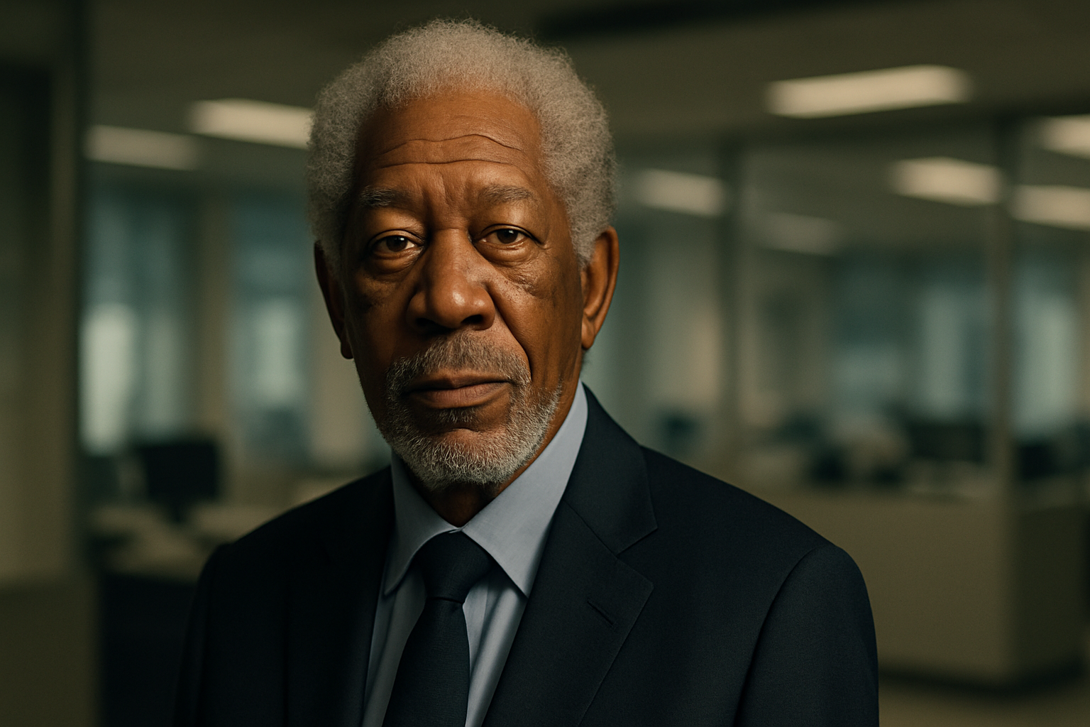 Visual representation of morgan freeman