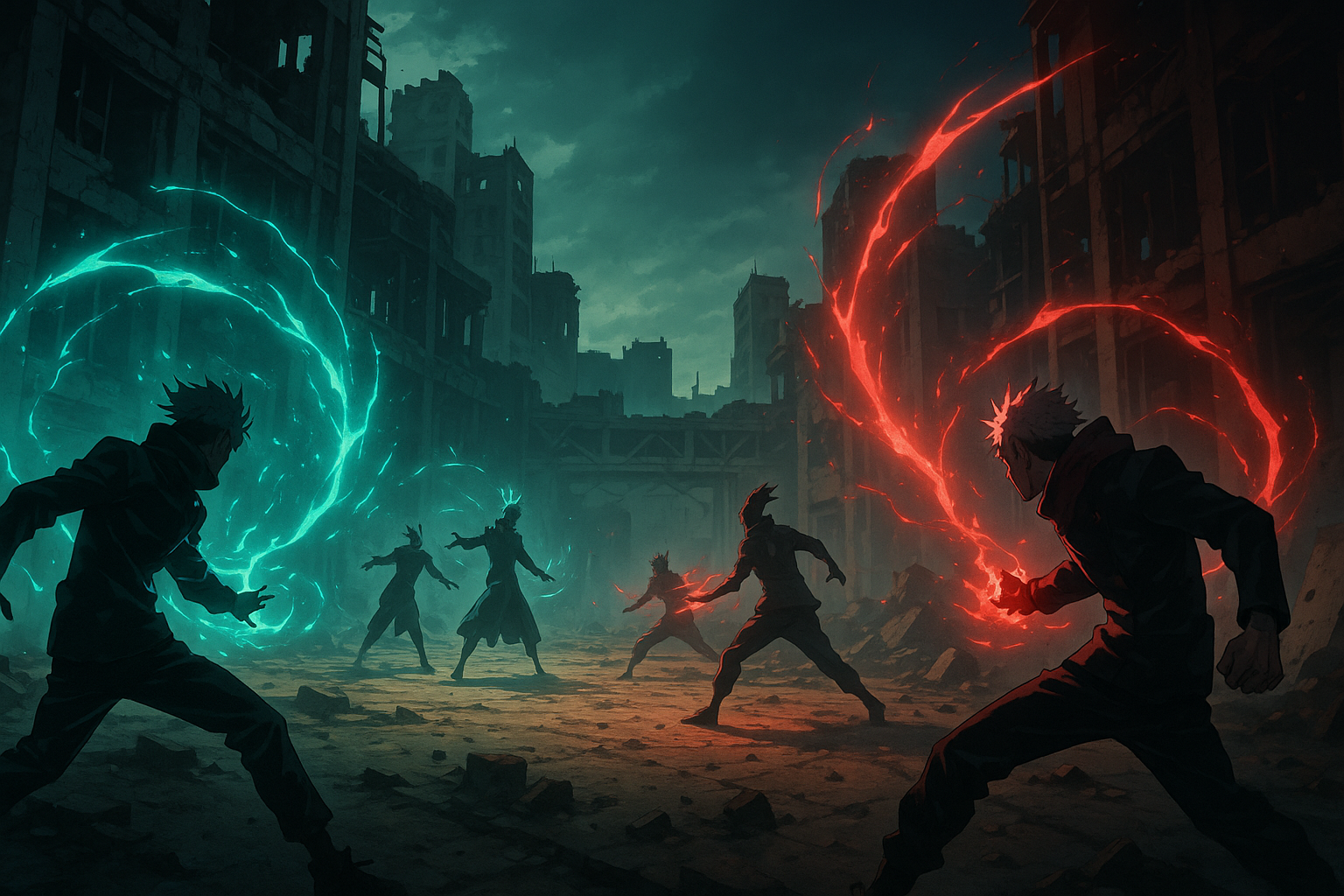 Visual representation of jujutsu kaisen the culling games