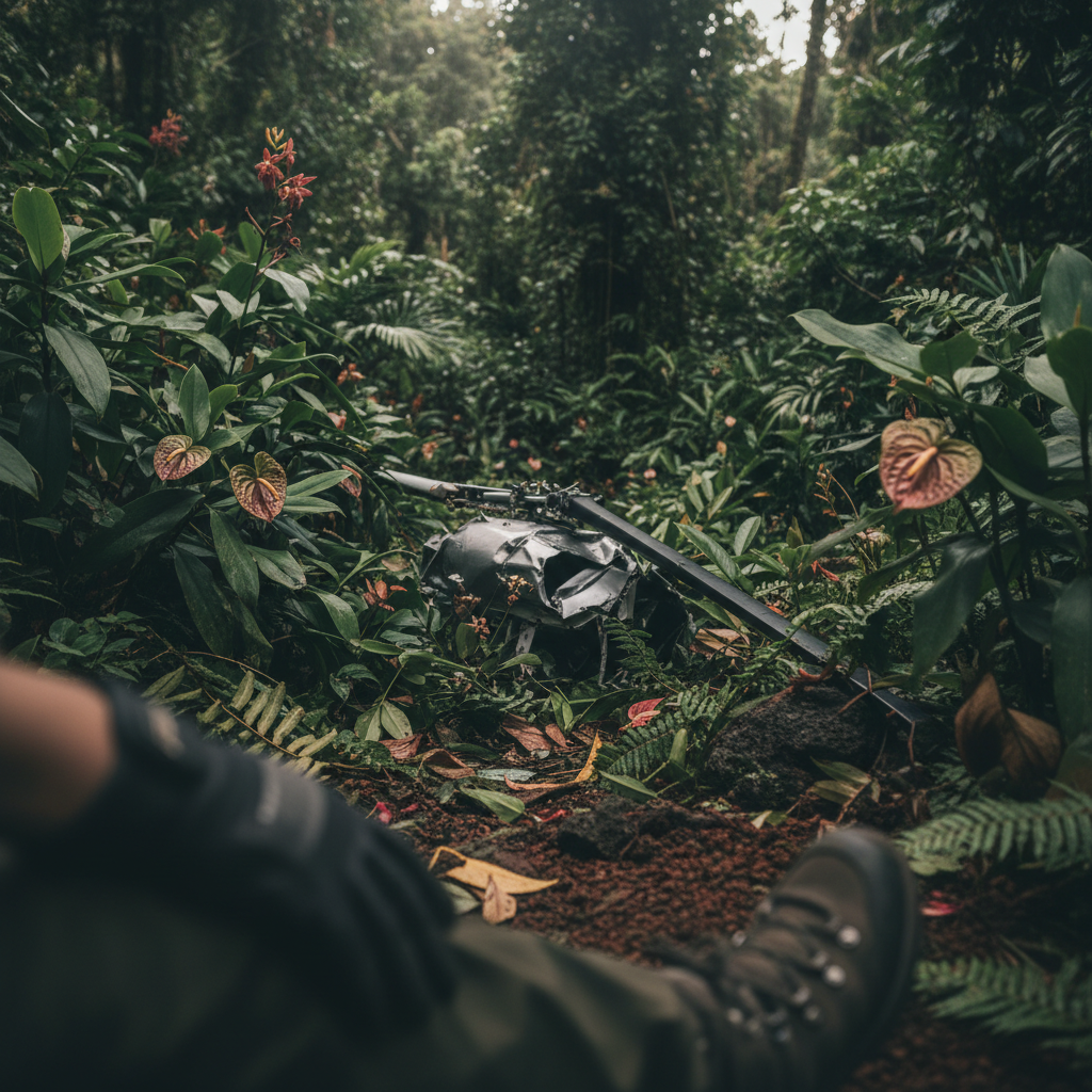 Visual representation of kauai helicopter crash