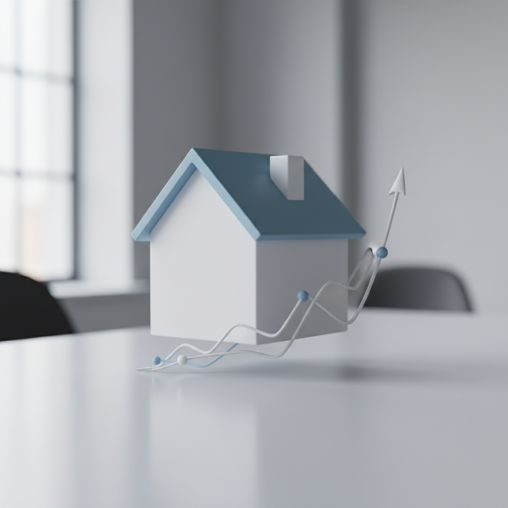 Visual representation of home mortgage loan