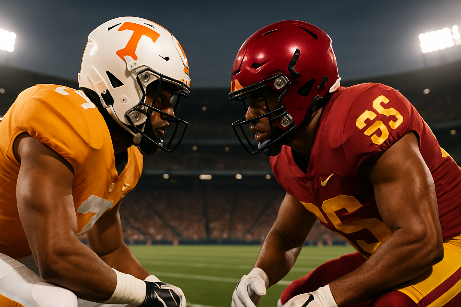 Visual representation of tennessee vs iowa state