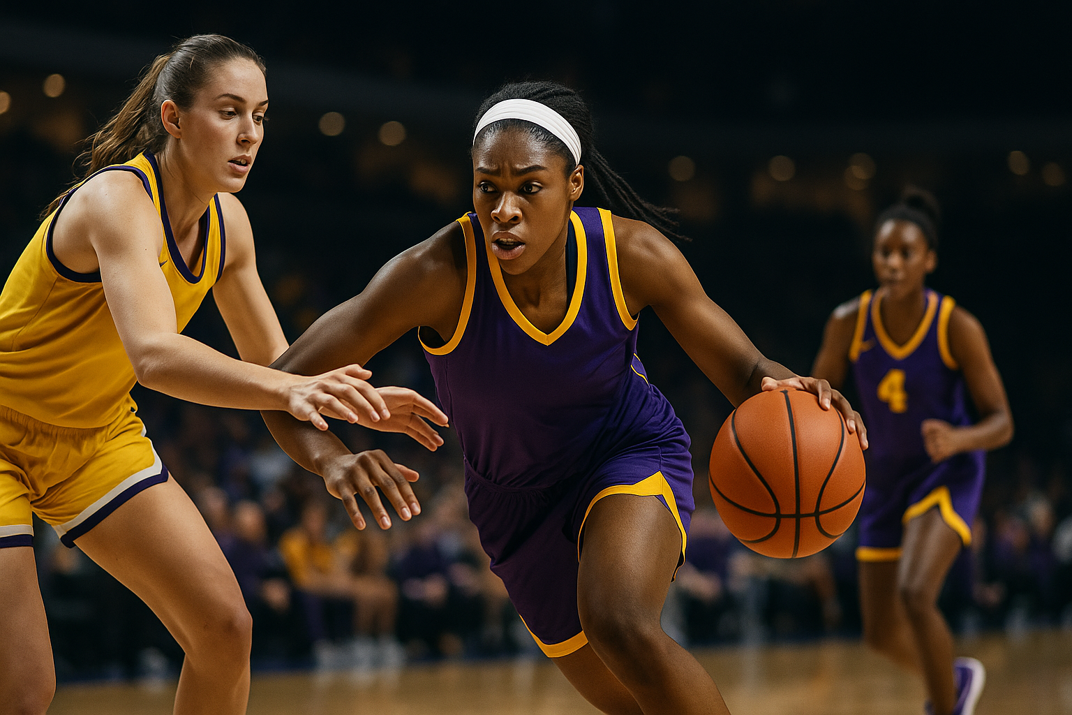 Visual representation of lsu women's basketball