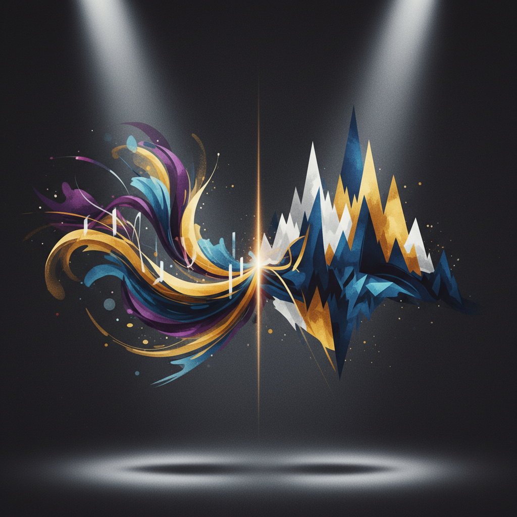 Visual representation of jazz vs nuggets