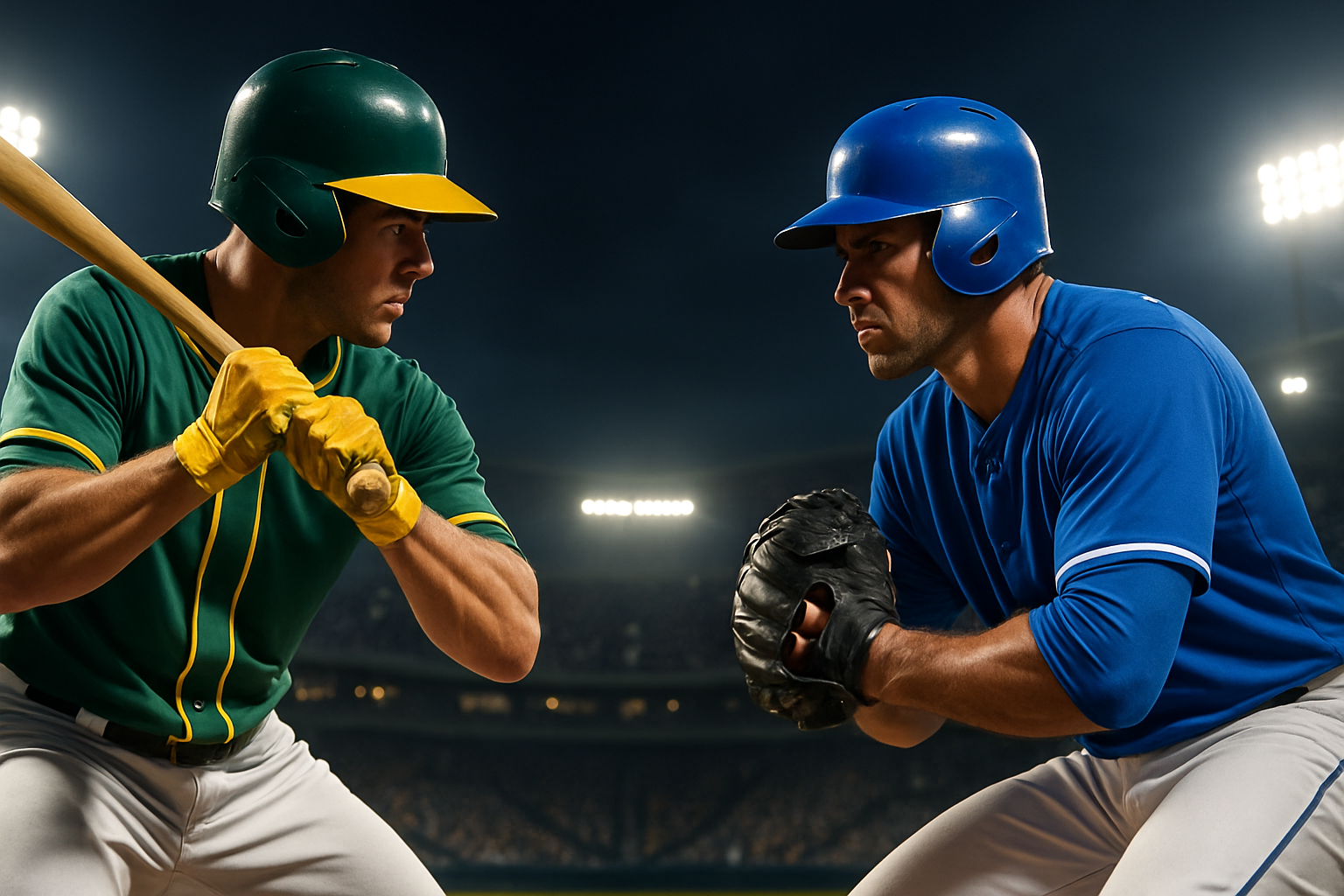 Visual representation of athletics vs blue jays