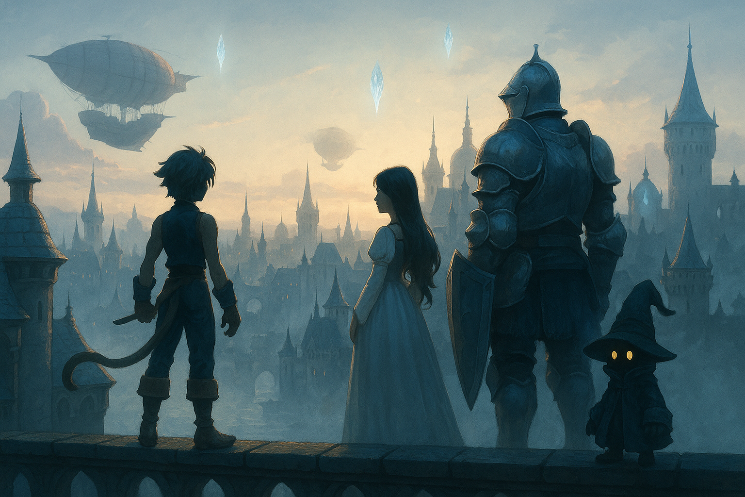 Visual representation of final fantasy ix remake