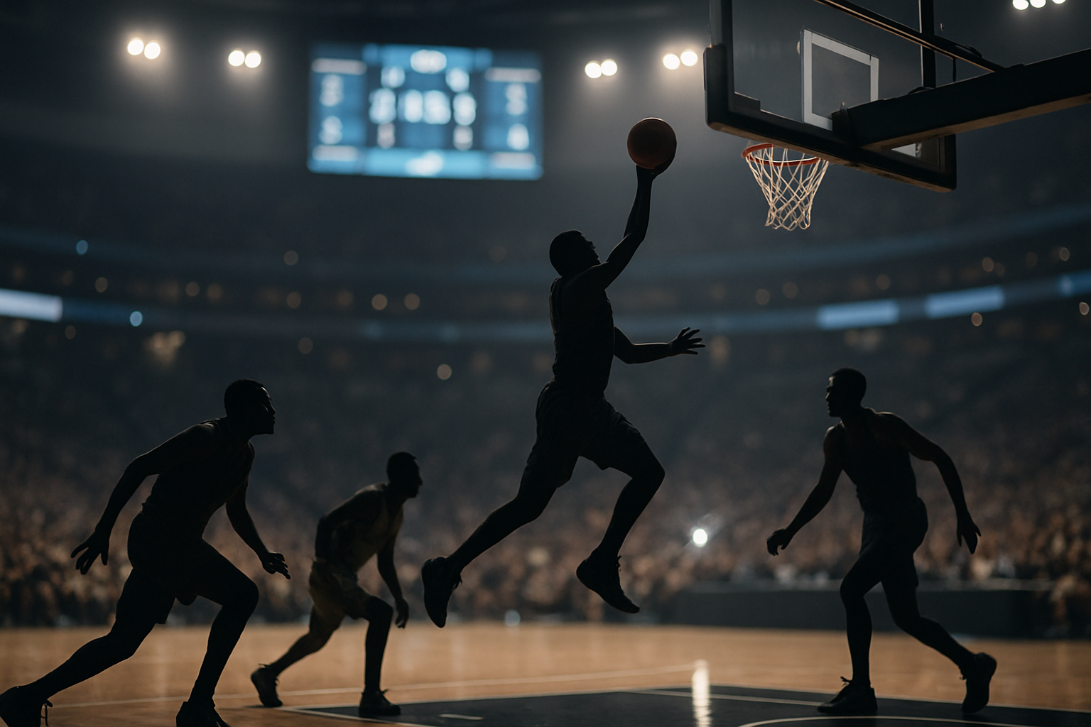 Visual representation of ncaa men's basketball scores