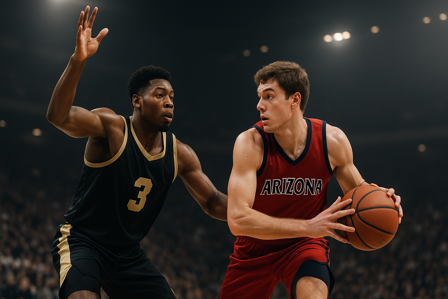 Visual representation of purdue vs arizona