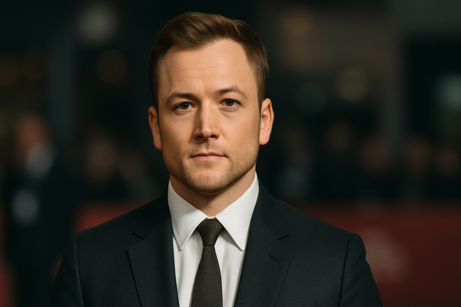 Visual representation of taron egerton