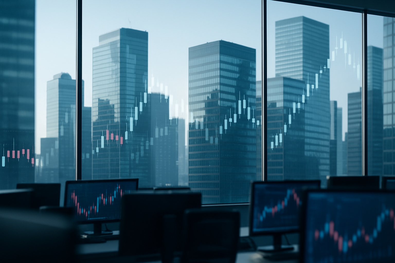 Visual representation of stock market