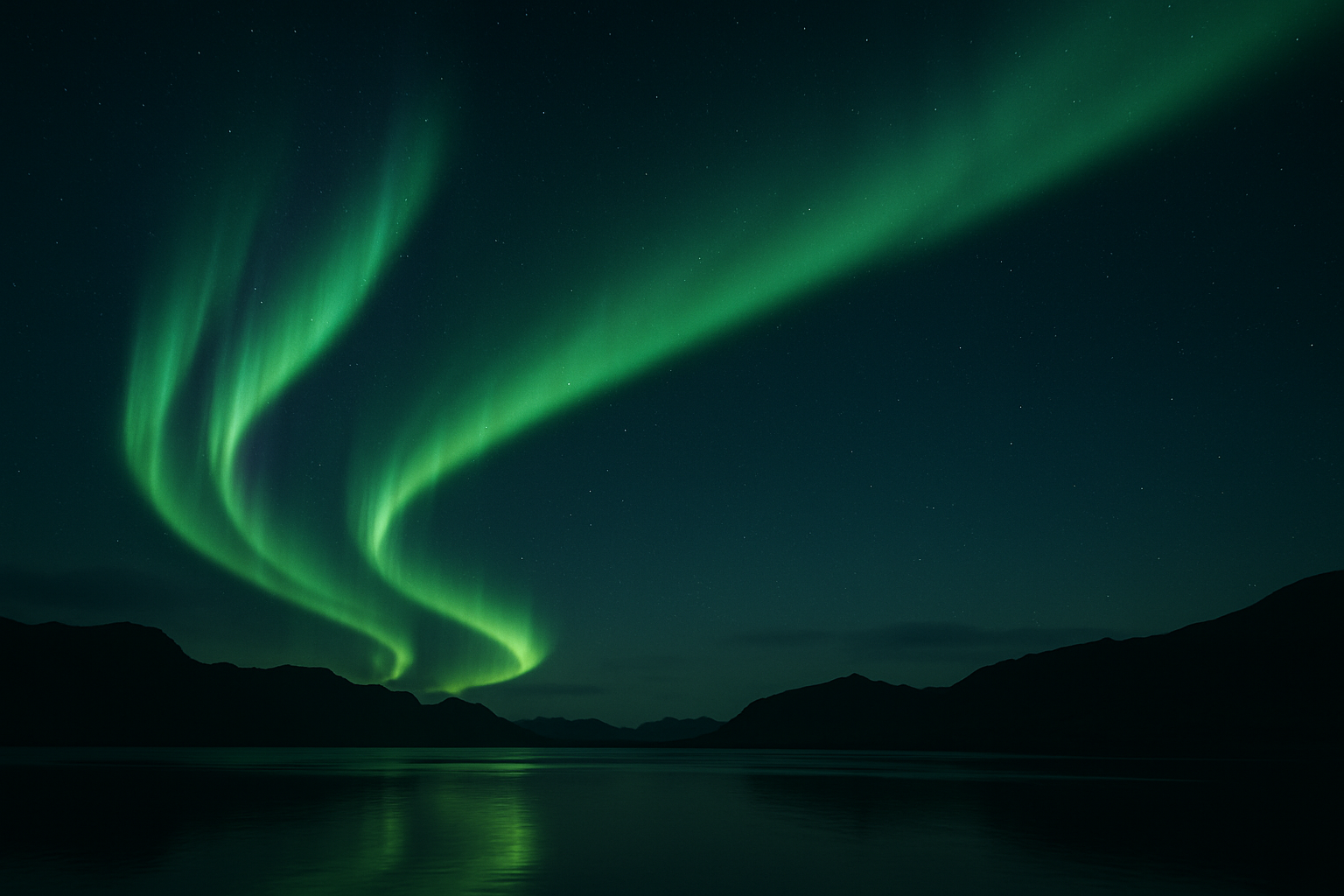 Visual representation of auroras