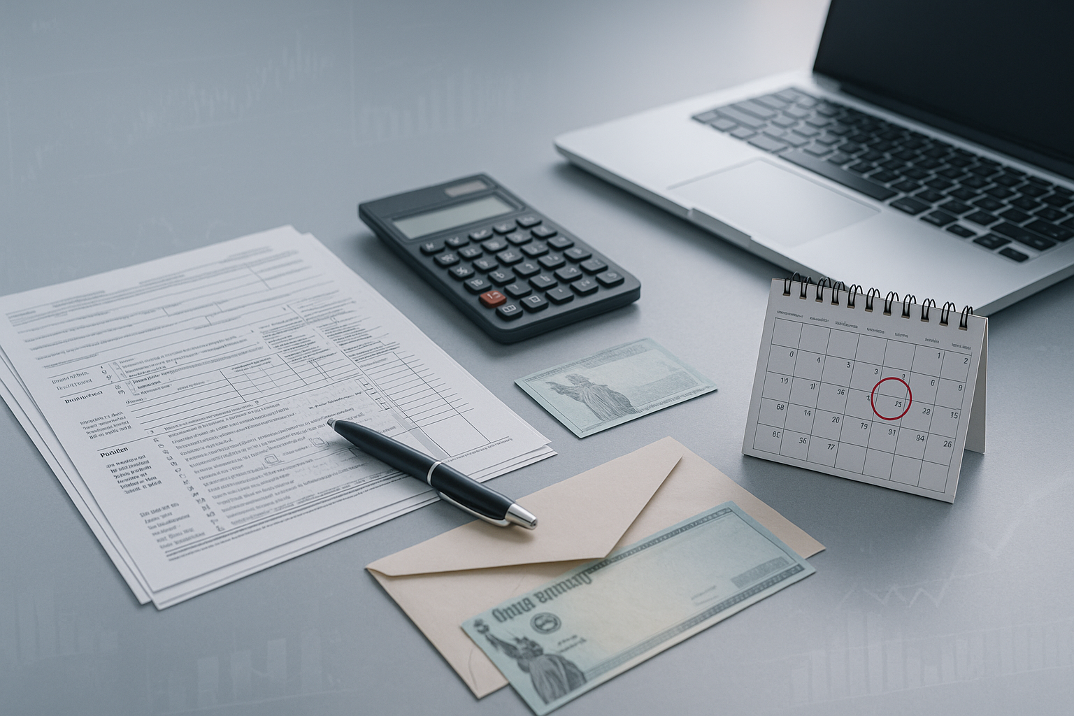 Visual representation of tax day 2026