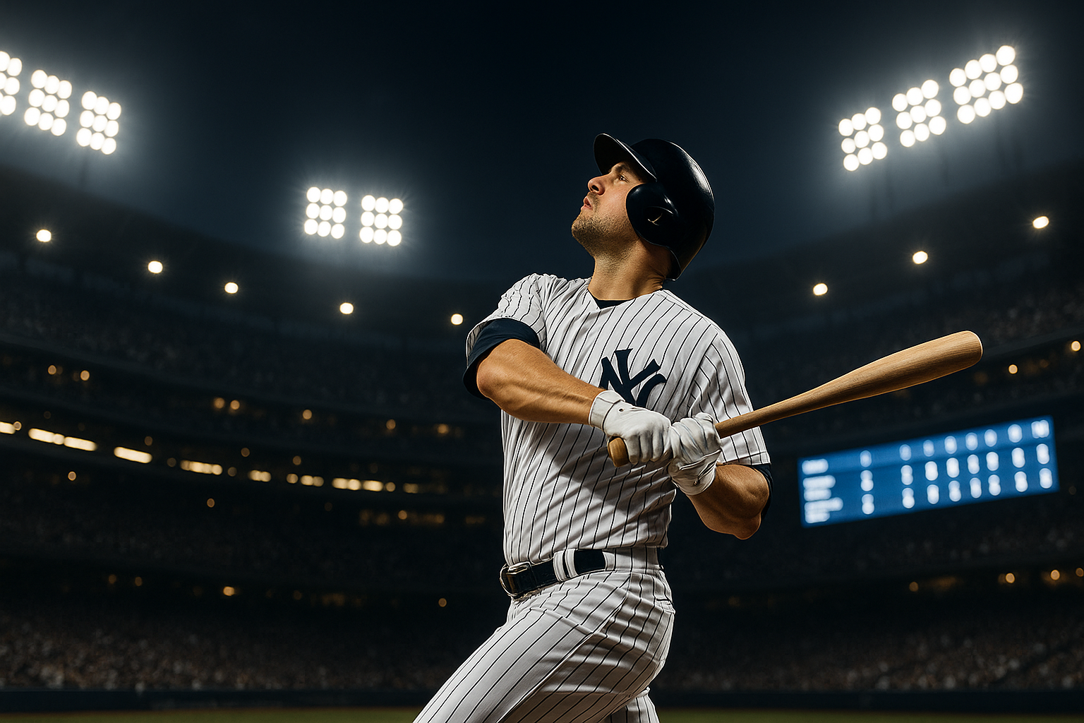 Visual representation of yankees score