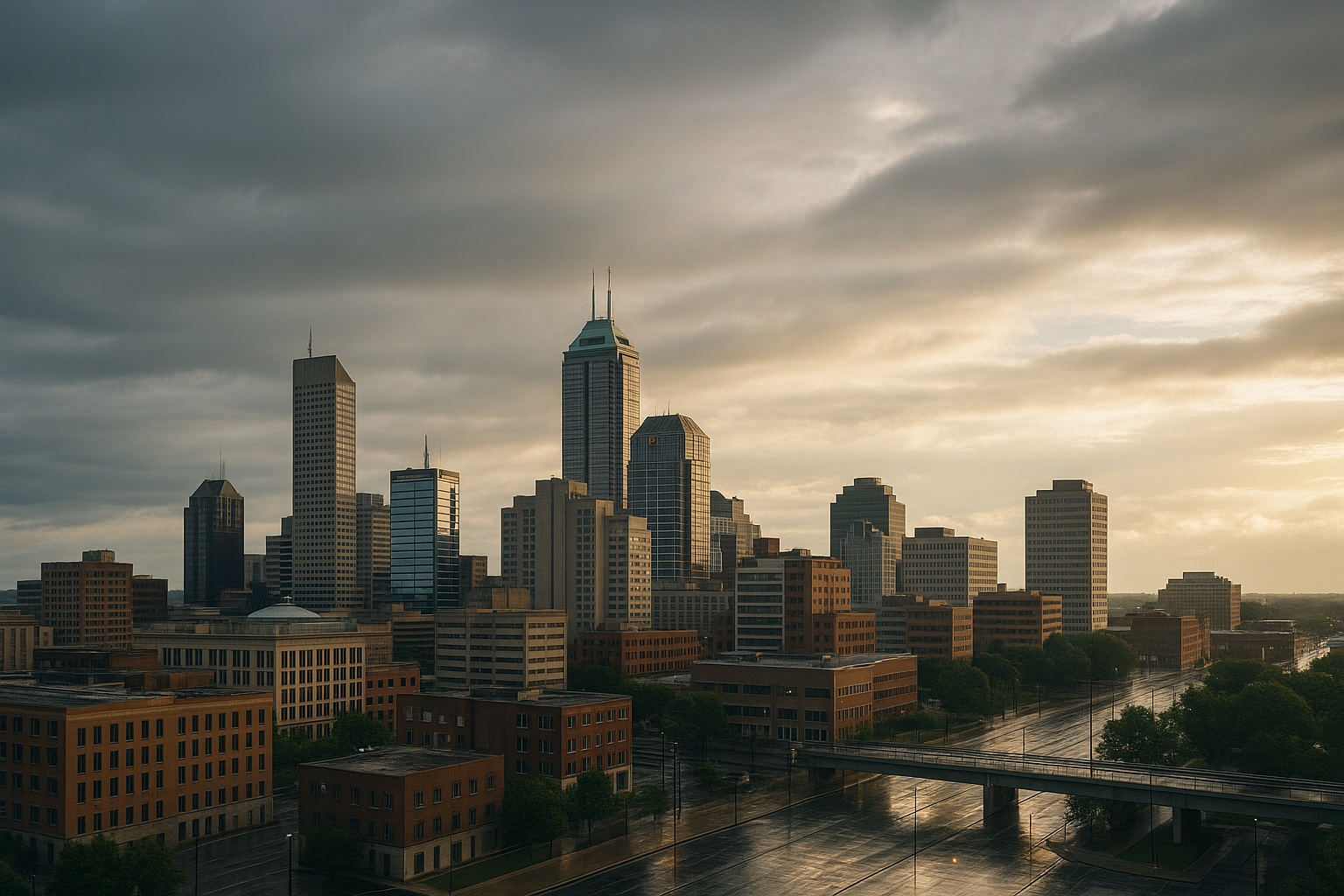 Visual representation of weather indianapolis