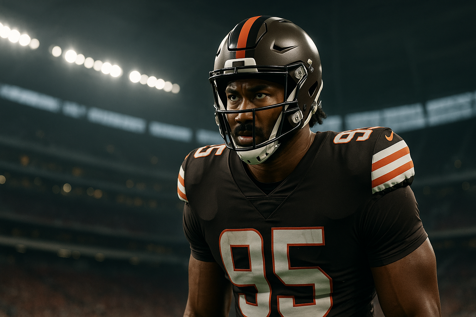 Visual representation of myles garrett