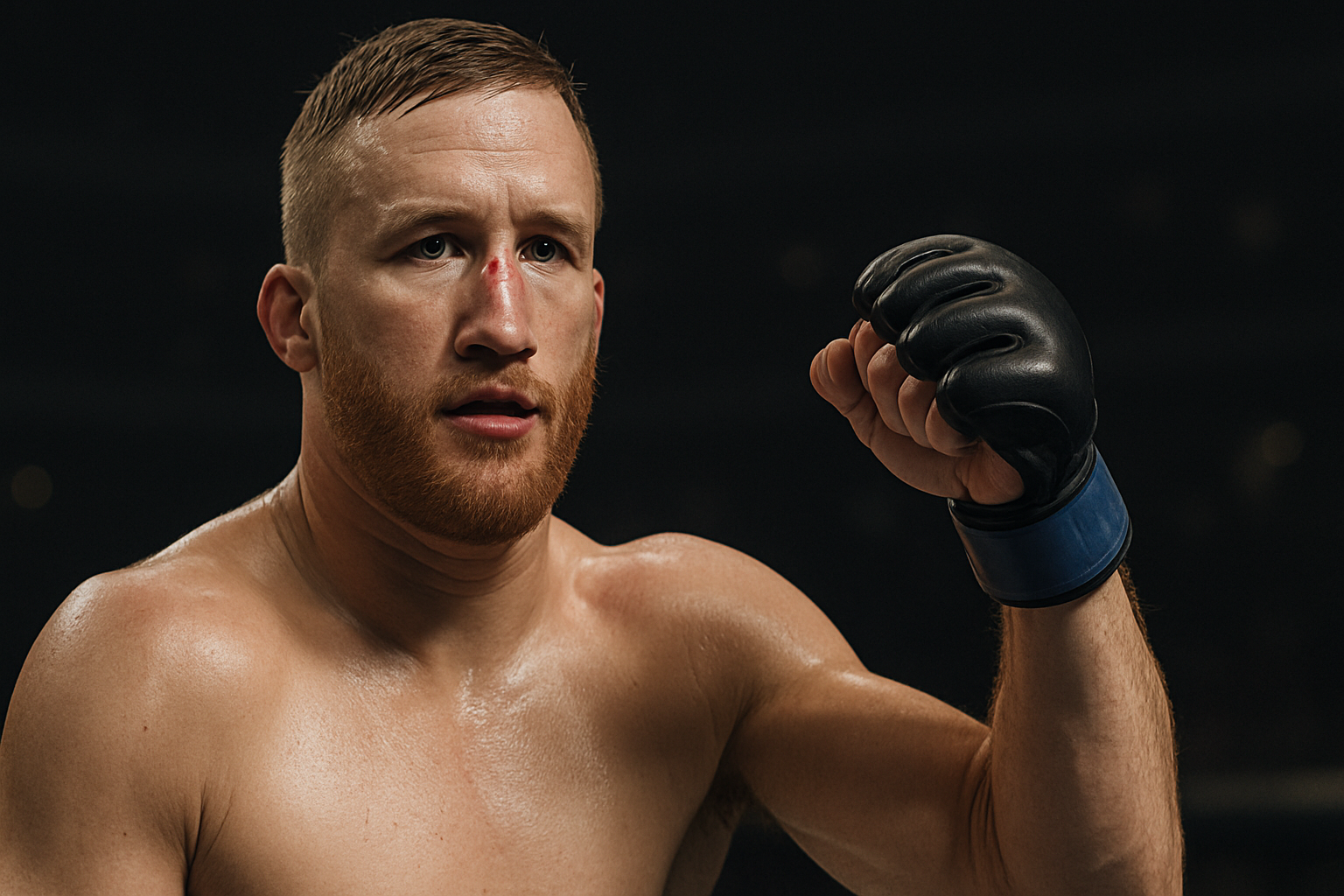 Visual representation of justin gaethje