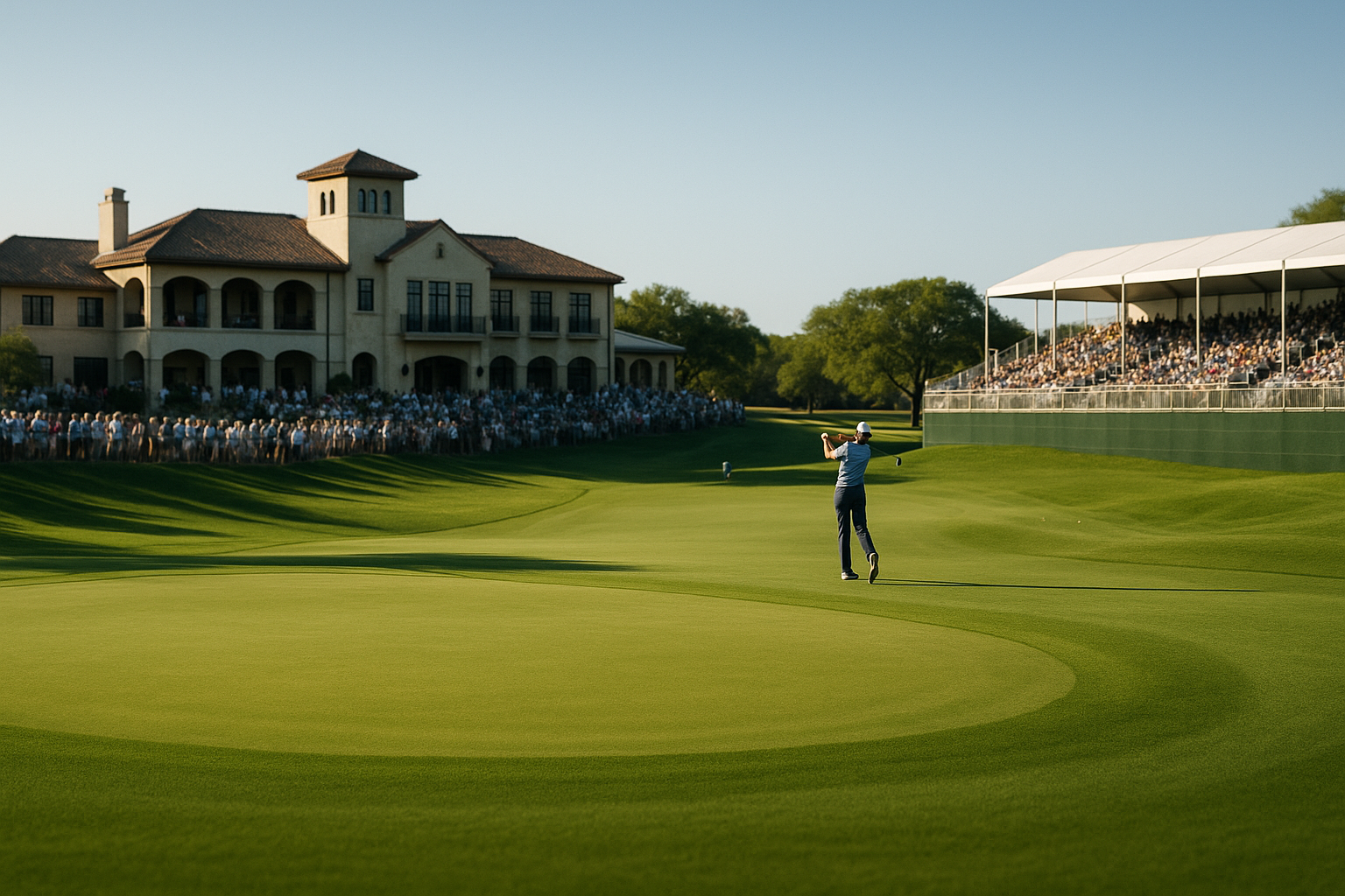 Visual representation of valero texas open