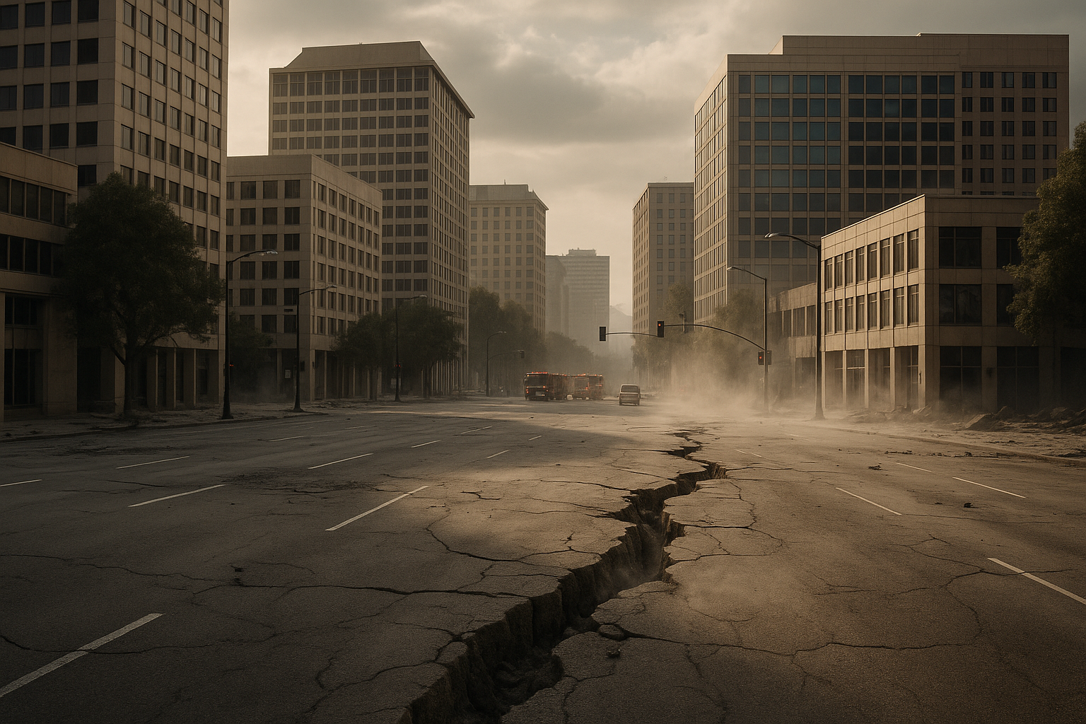 Visual representation of earthquake san jose