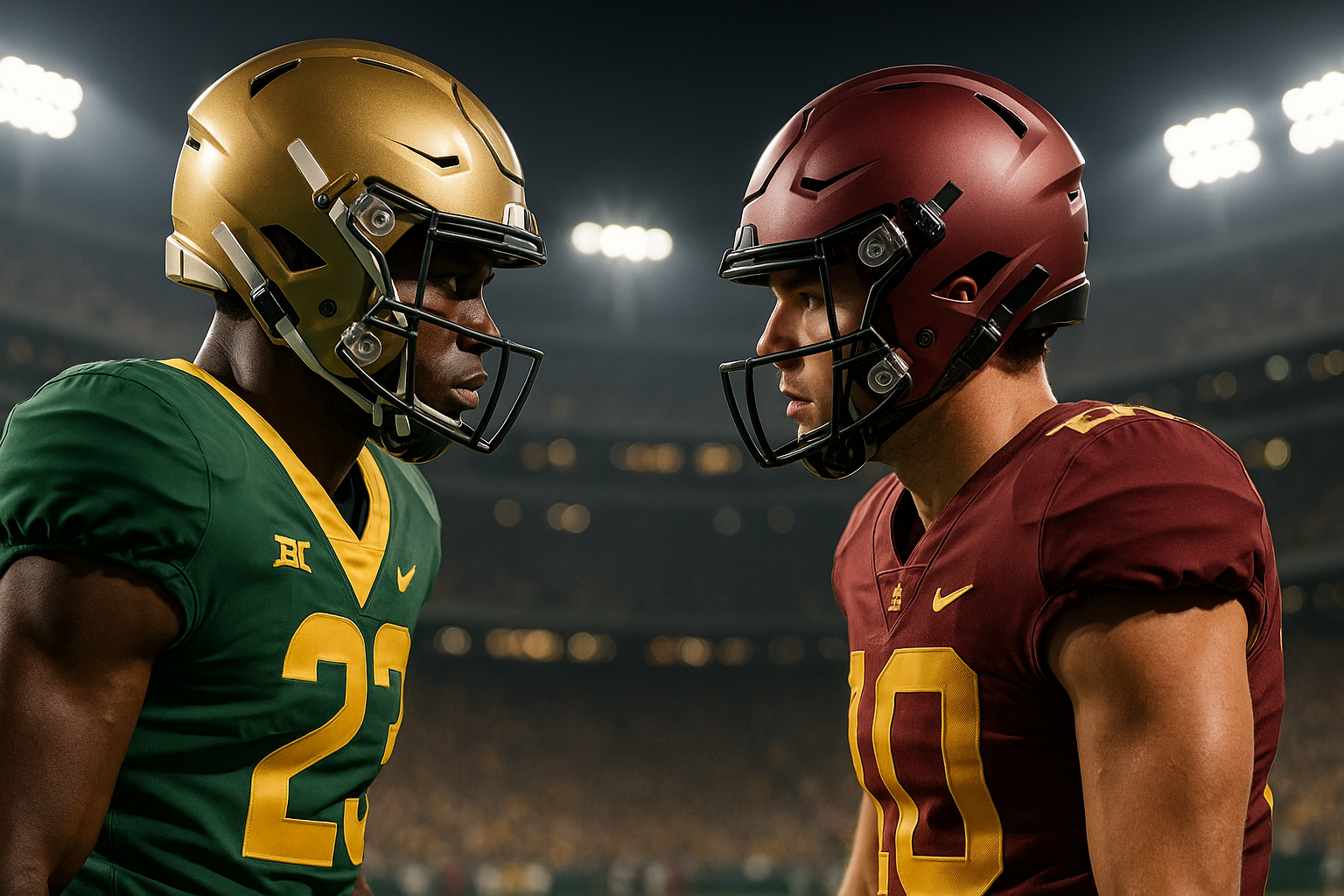 Visual representation of baylor vs minnesota